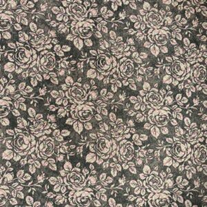 Mischleinendruck Rosen, magnolie/flechte/beige