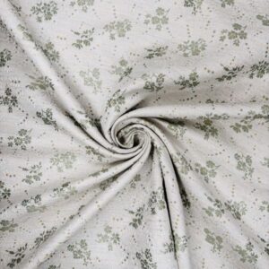 Jacquard Floral, ecru/natur/schilf