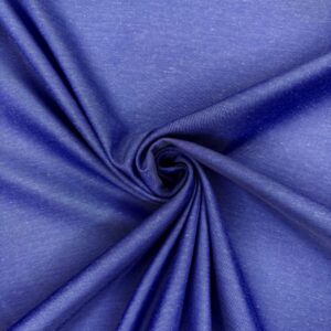 Waschseide Melange, blau