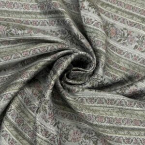 Jacquard  Querstreifen, brandung/rosa/oliv