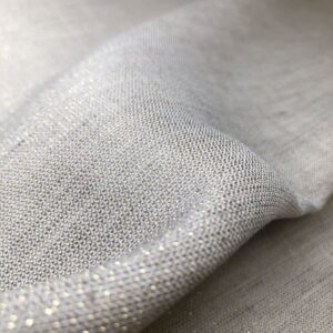 Kreuzberg Leinenmischung, macca/lurex-creme-gold