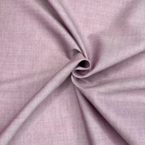 Feinserge Baumwollmischung, mauve  Kette weiß