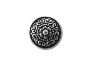 Trachtenknopf altsilber 15mm