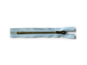 Reißverschluss Jeans silber  18cm  LA