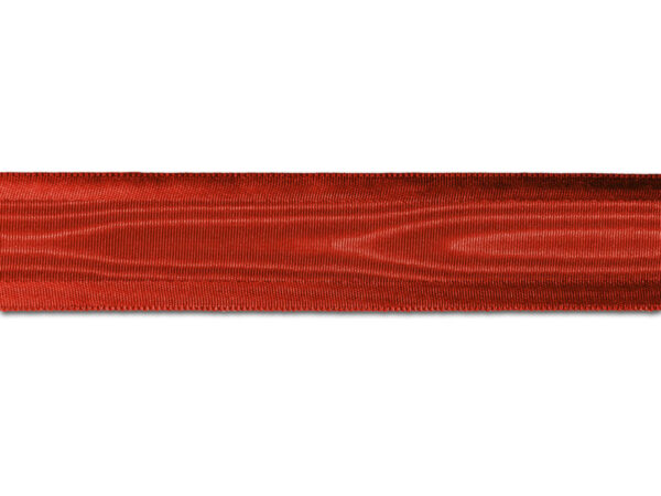 Moiréband karminrot, 24mm