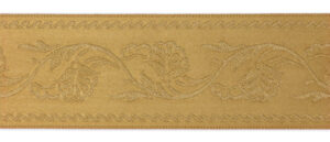 Schürzenband Blumenranke gold, 48mm