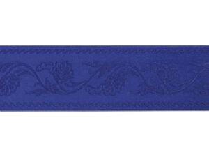 Schürzenband Blumenranke kobalt, 48mm
