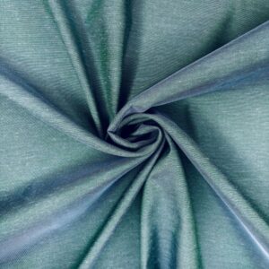 Waschseide Melange, petrol