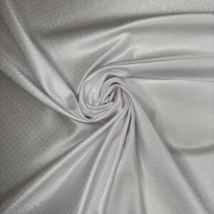 Jacquard, weiß (schimmert rosa)