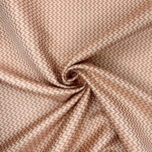 Jacquard, terracotta/perlbeige
