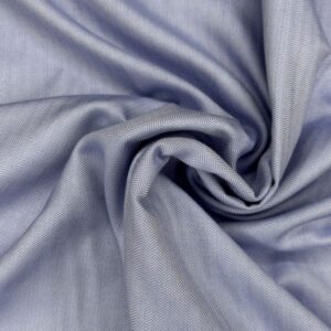 Fischgrat, hellblau/weiß