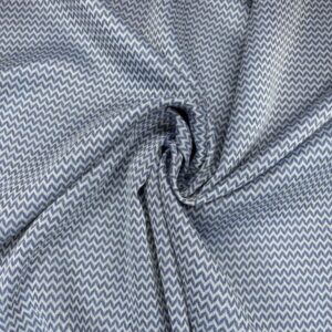 Jacquard, blau/platin