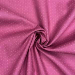 Baumwolldruck Tupfen, fuchsia