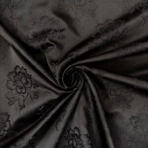 Jacquard Rose, schwarz