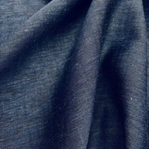 Feinserge Leinenmischung  hellblau/silbergrau