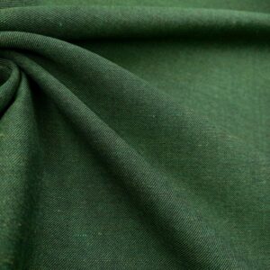 Feinserge Leinenmischung dunkelgrün/liane
