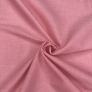 Feinserge Baumwollmischung, koralle Kette weiß