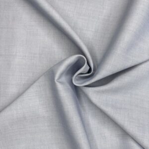 Feinserge Baumwollmischung, pazifik  Kette weiß