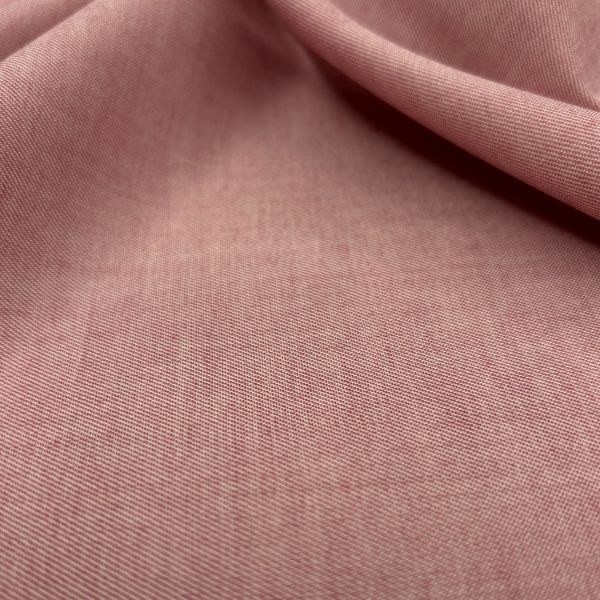 Feinserge Baumwollmischung, altrosa Kette weiß