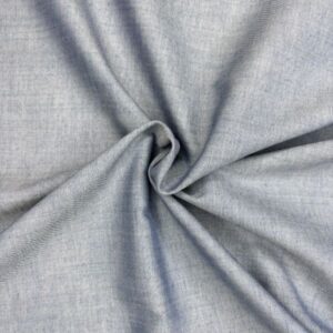 Feinserge Baumwollmischung, indigo  Kette weiß