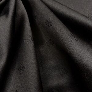 Laubenstein Brokat Wollmischung, schwarz