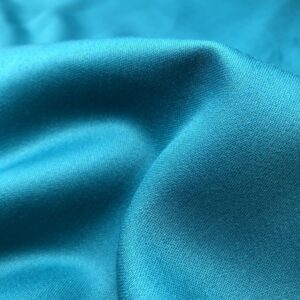 Satin Wollmischung, türkis
