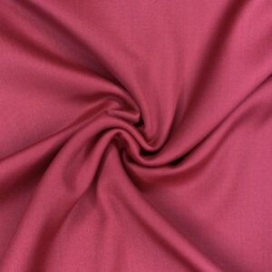 Satin Wollmischung, rubinrot
