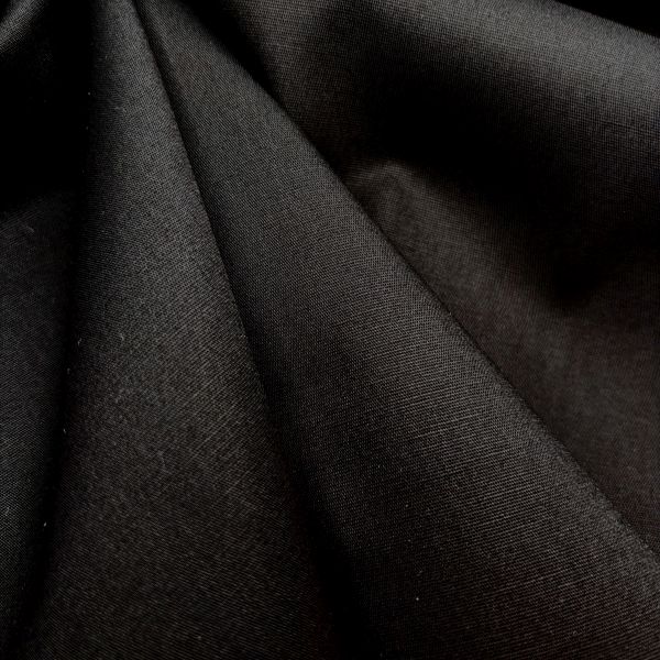 Baumwollfutter querelastisch, schwarz – Bild 2