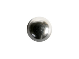 Westenknopf 13 mm silber
