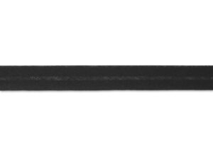 Schrägband BW 20mm schwarz, gefalzt, per m