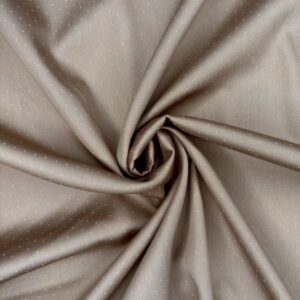 Baumwollsatin Tupfen, nutria