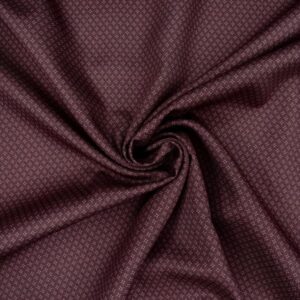 Baumwollsatin  Allover, aubergine/altrosa