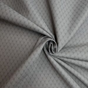 Baumwolldruck Allover, helloliv/nebel