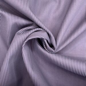 Baumwollsatin Streifen, lavendel/nebel
