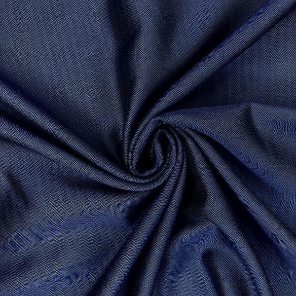Fischgrat fein, blau