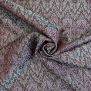 Jacquard Ornament, weinrot/lodengrün