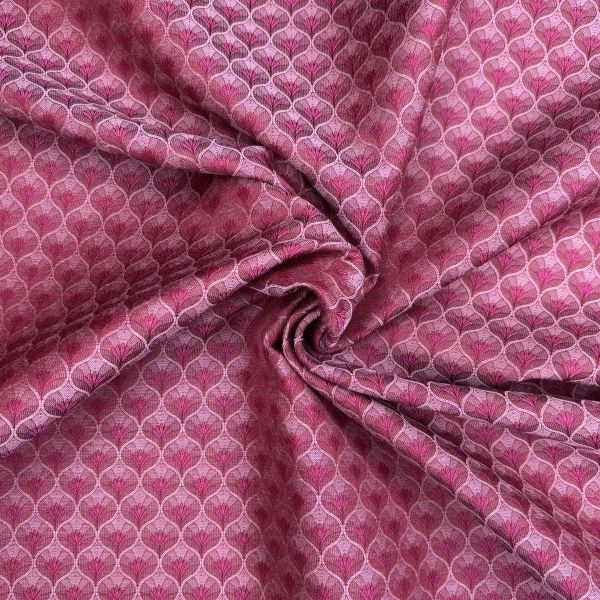 Jacquard Ornament klein, pink/perlrosa