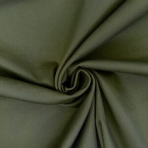 Baumwoll-Gabardine querelastisch, oliv  130cm breit