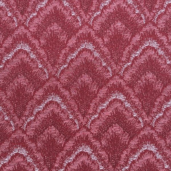 Jacquard, weinrot/perlweiß – Bild 4
