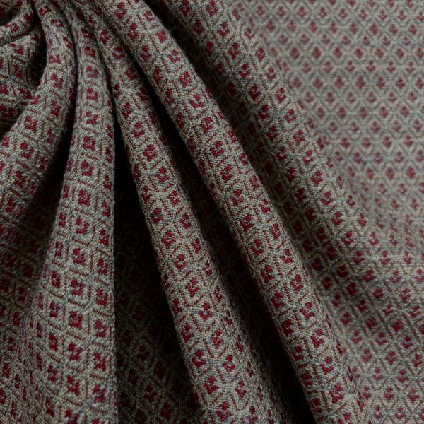 Kleine Raute Stretch, macca/anthrazit/chianti Kette zeder – Bild 2