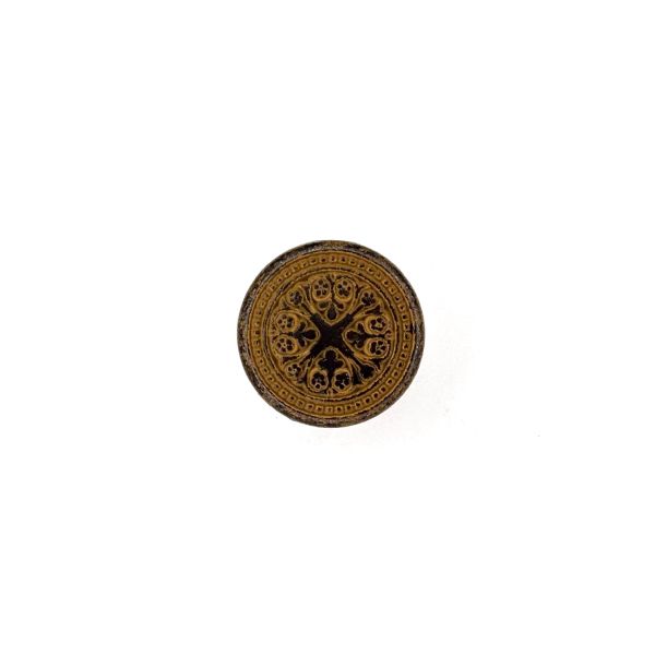 Trachtenknopf Patina bronze, 17,5mm