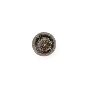 Knopf Echtsilber Halbkugel, 19 mm