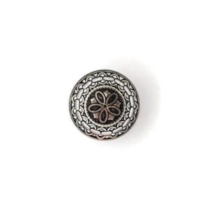 Trachtenknopf Blume/Ornament, asi  23mm