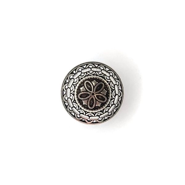 Trachtenknopf Blume/Ornament, asi 23mm