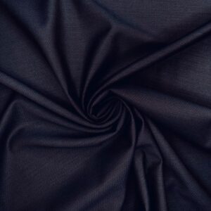 Kammgarn Jacquard elastisch, dunkelblau