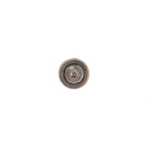 Trachtenknopf, altsilber/kristall 11,5mm