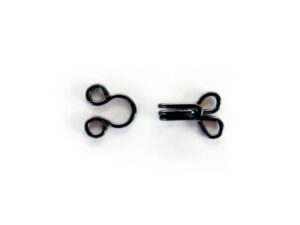 Blusenhaken silber 35 Paar Gr. 2