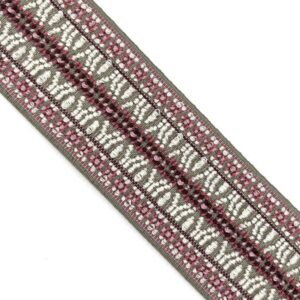 Trachtengürtel Stretch, erika/salbei/ecru  per m