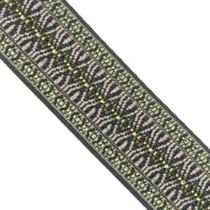 Trachtengürtel Stretch, salbei/lindgrün/graubeige  per m