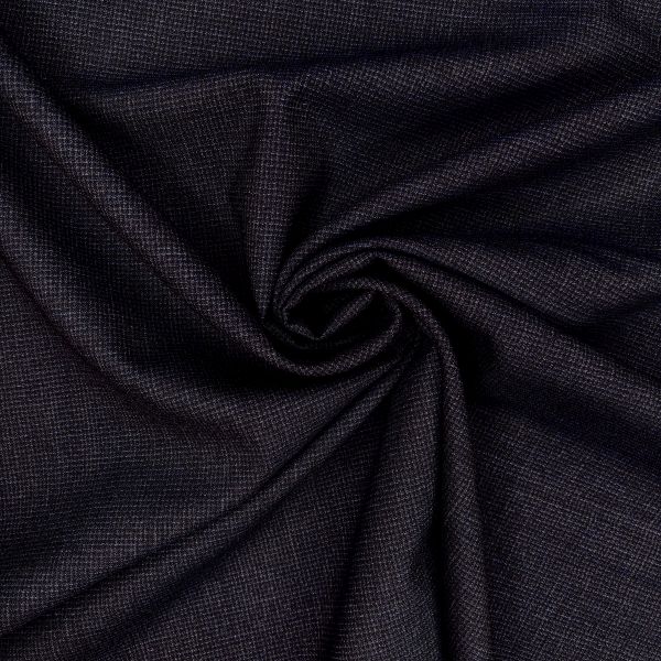 Micro-Check Elastic, dunkelblau